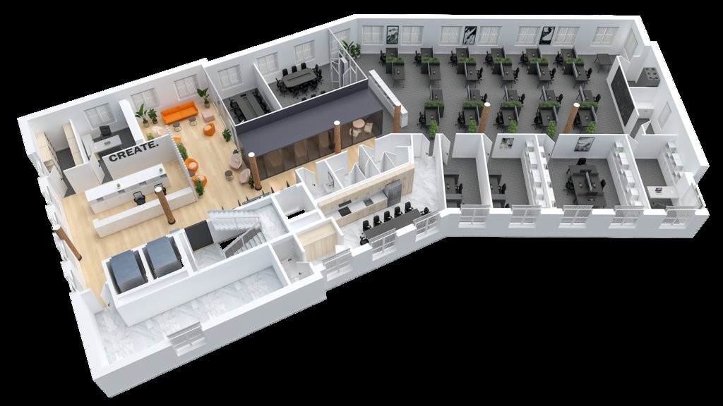 510m² Büro