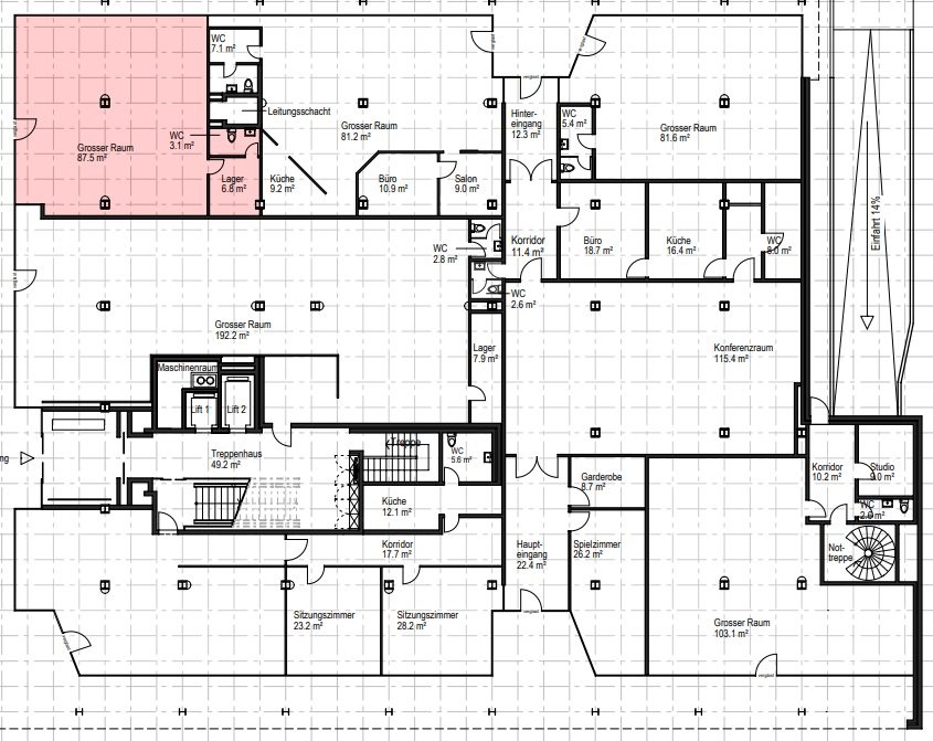 99m² shop