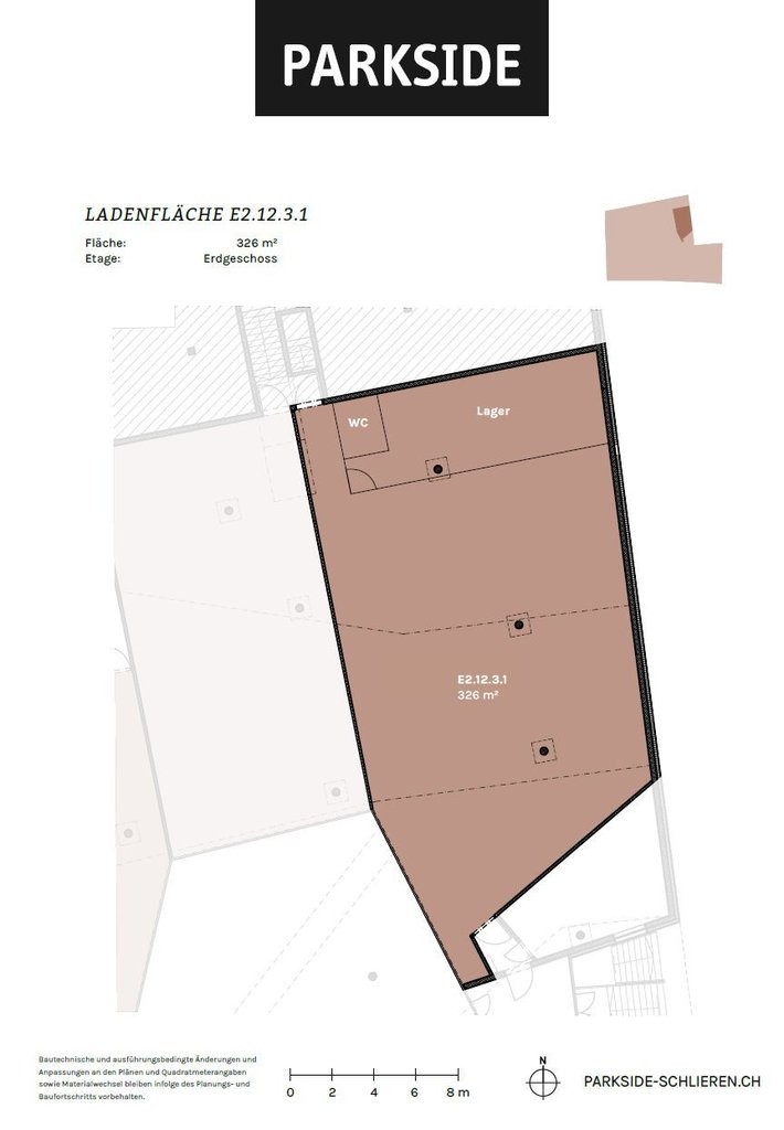 326m² shop