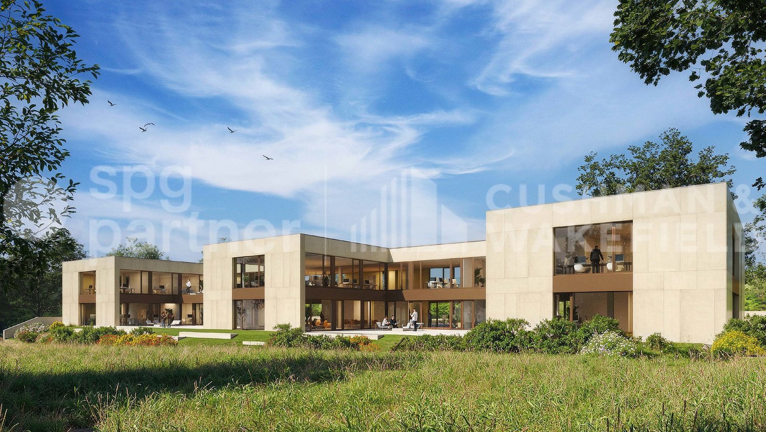 1200m² Büro