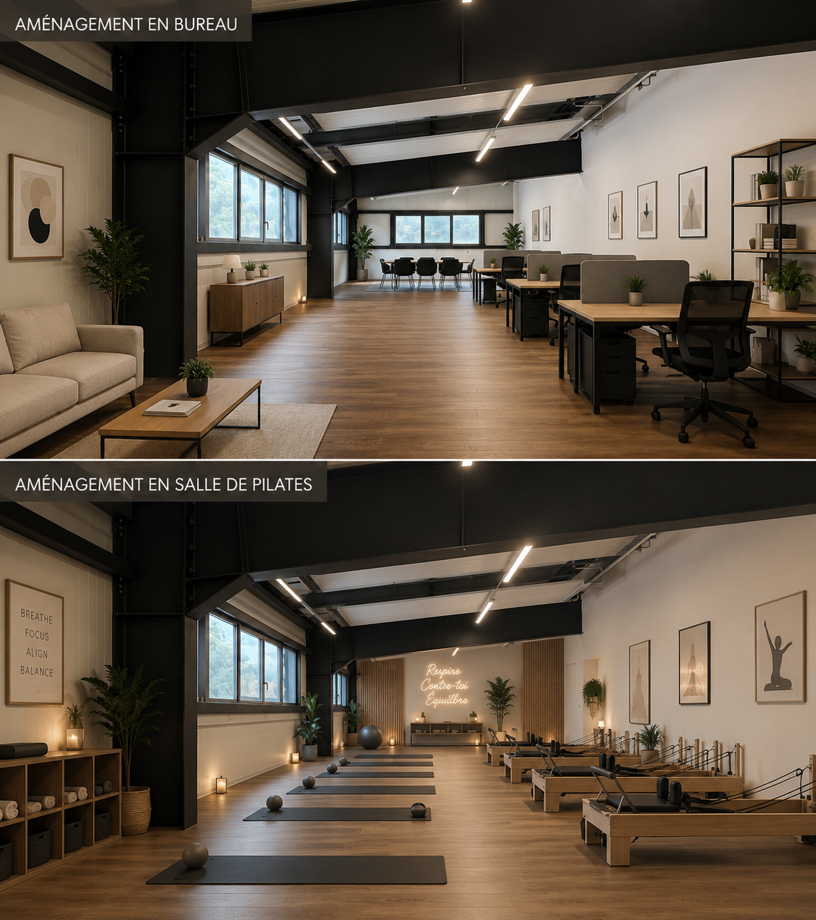 110m² office