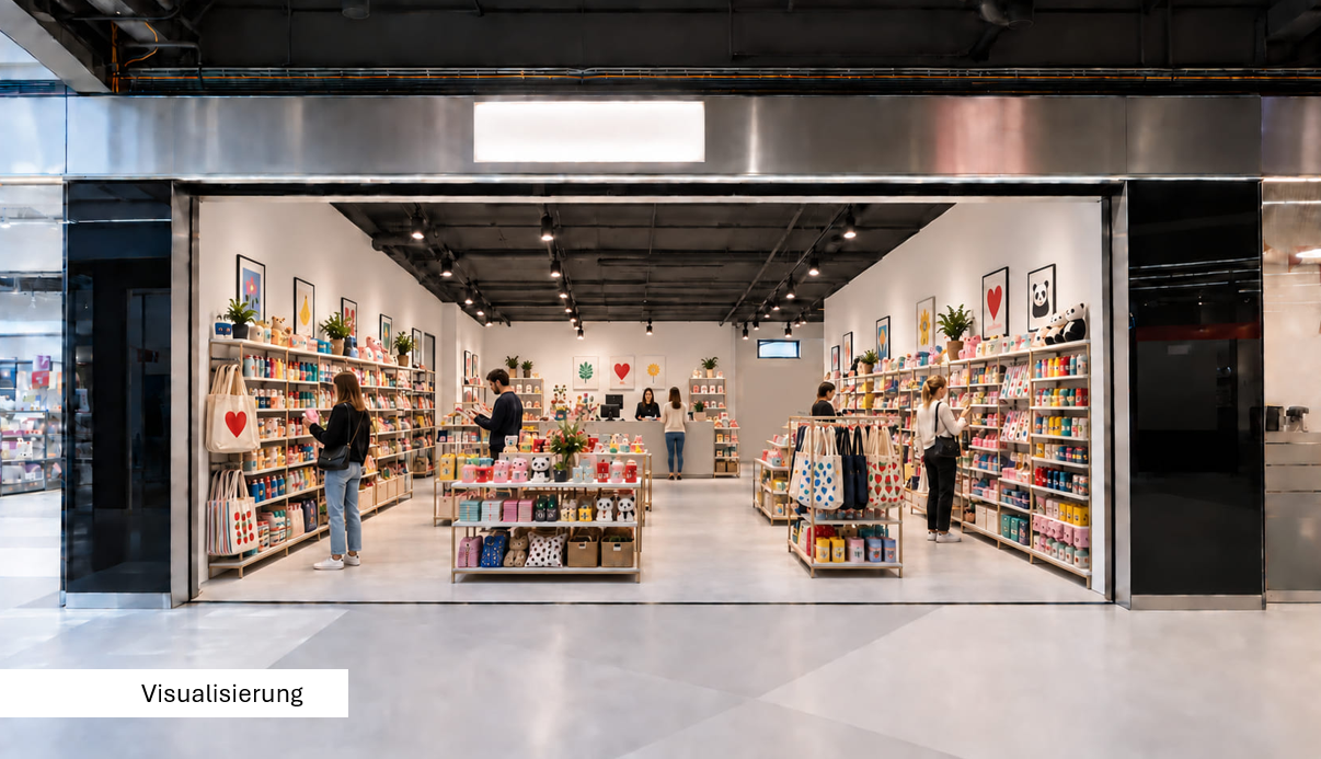 158m² shop