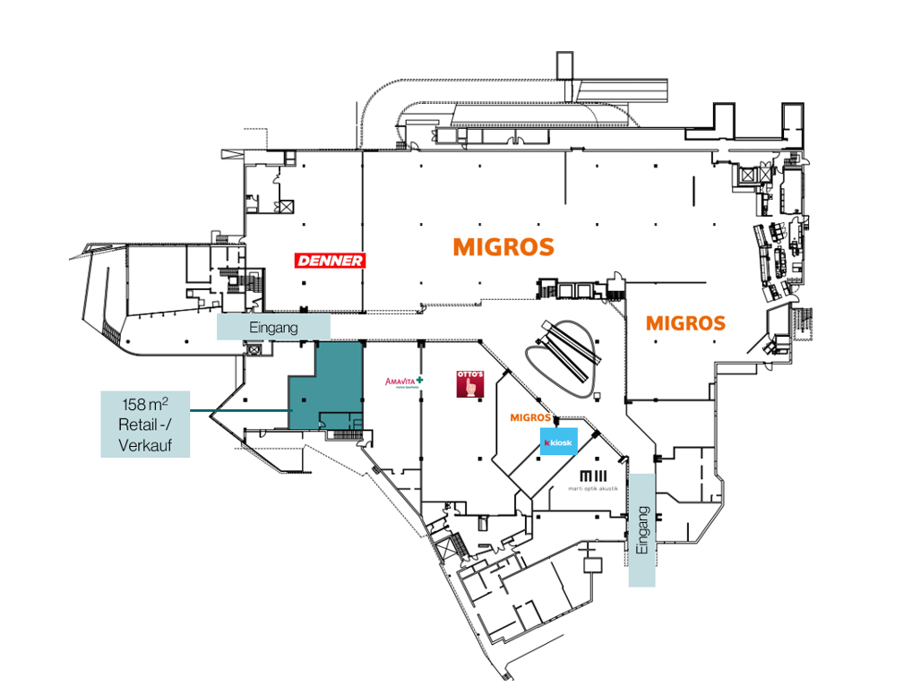 158m² shop