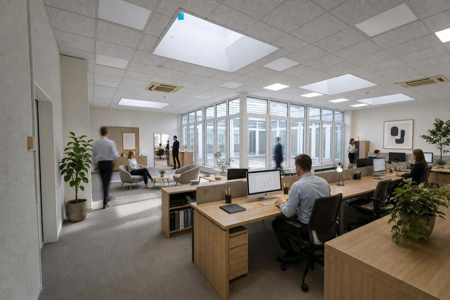 515m² office