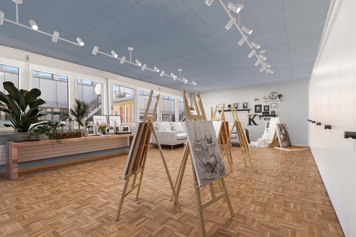55m² office