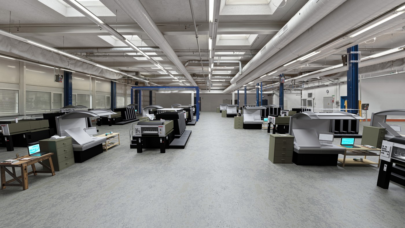 1800m² storage room