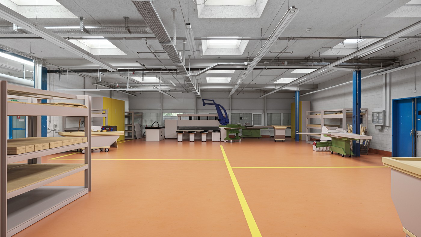 1800m² storage room