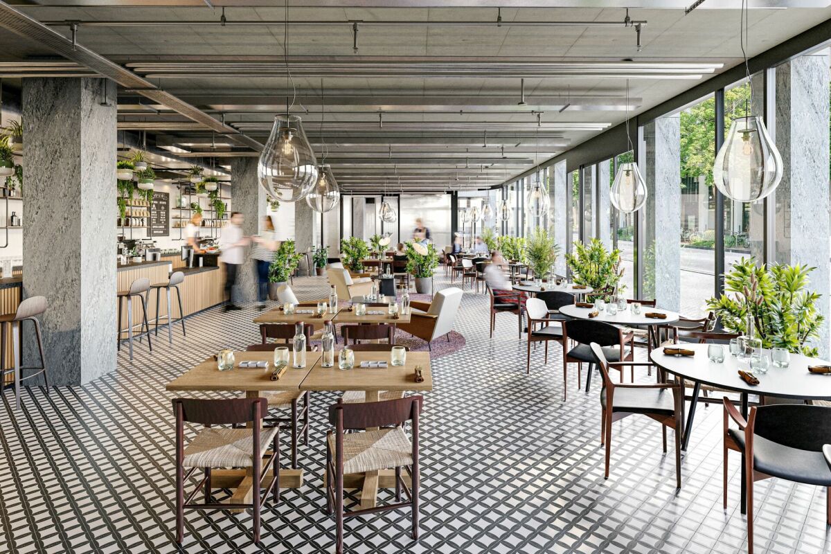 3400m² office