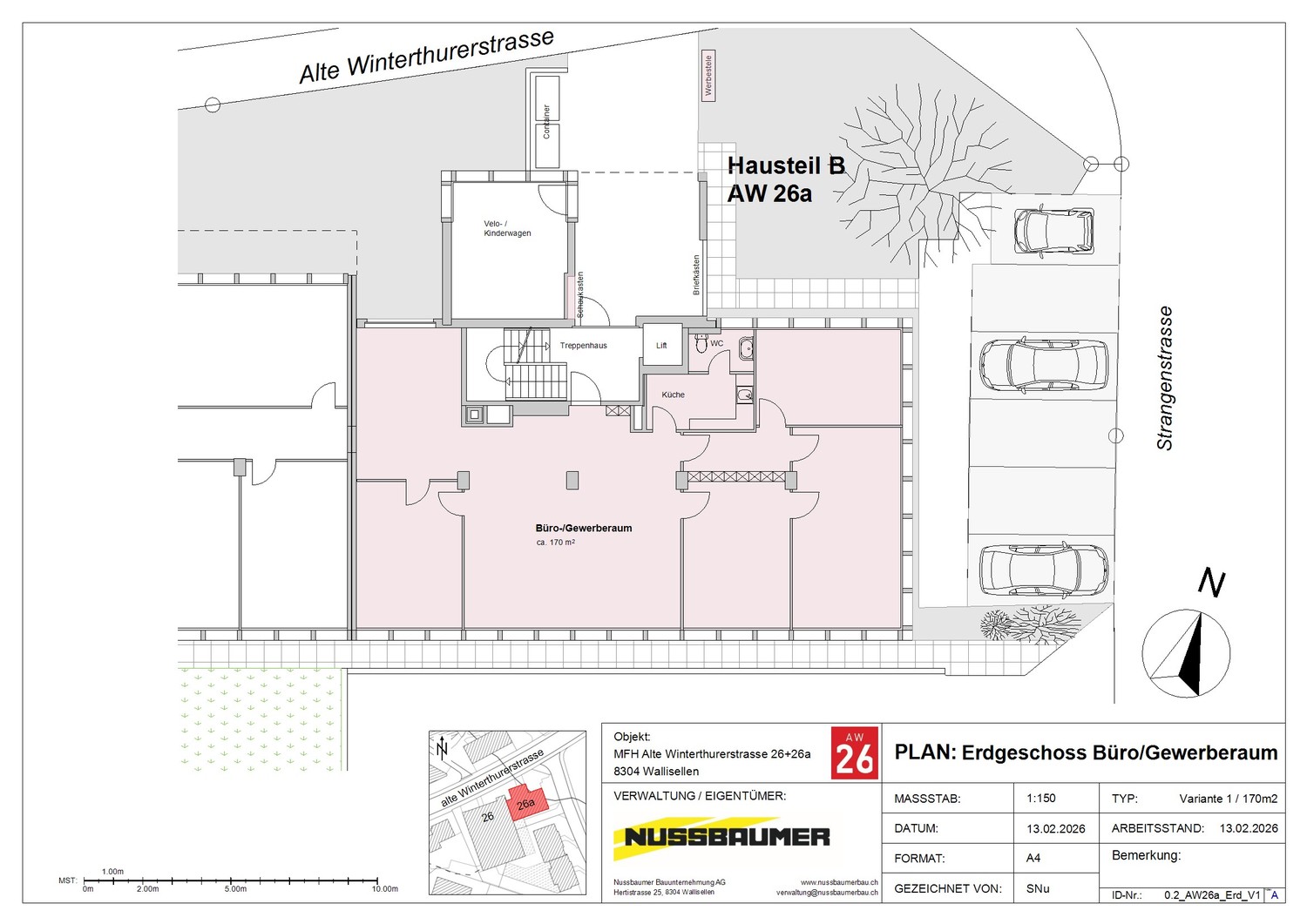 170m² office