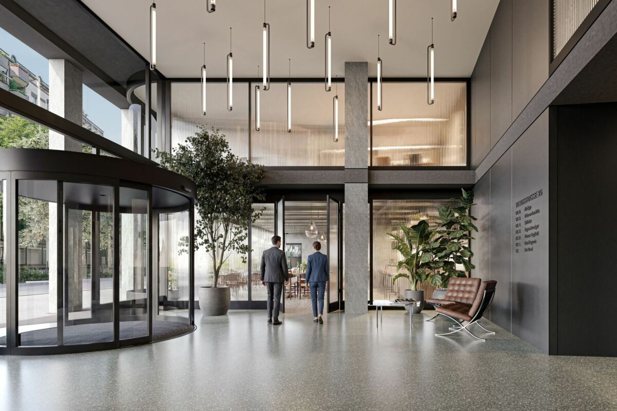 1300m² office