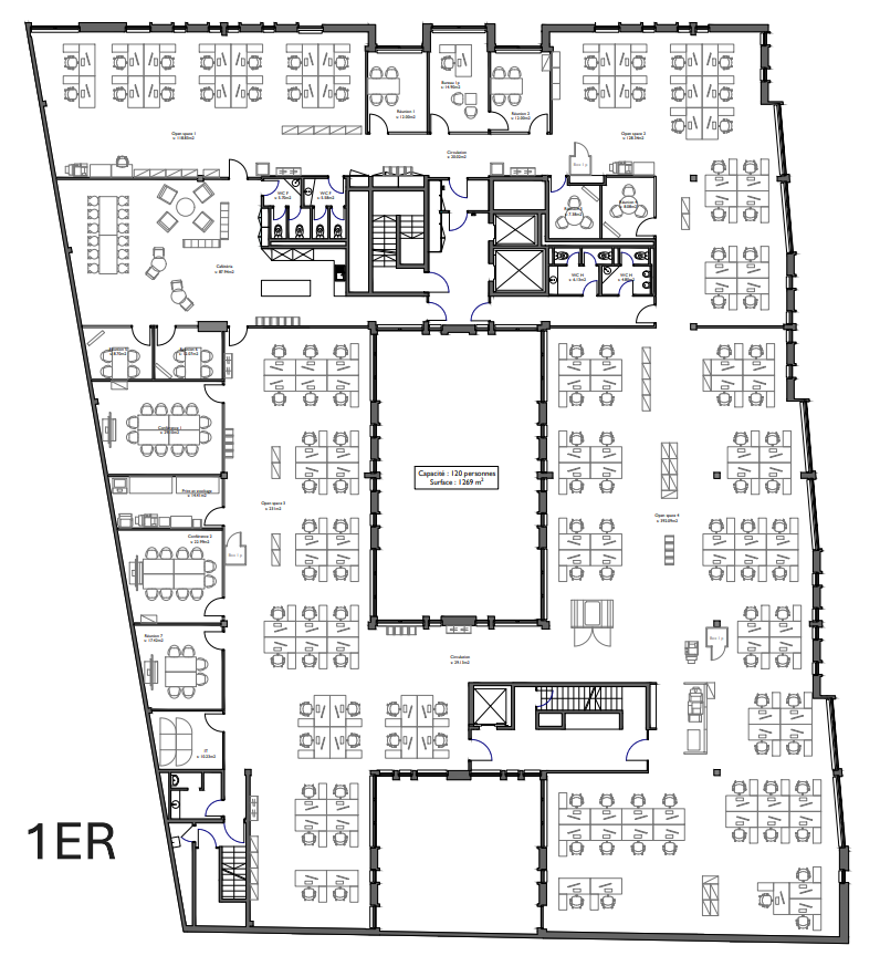 1000m² Büro