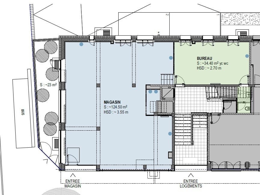 128m² Laden