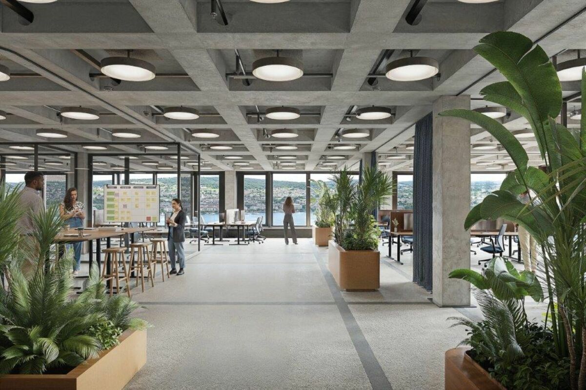 2000m² office