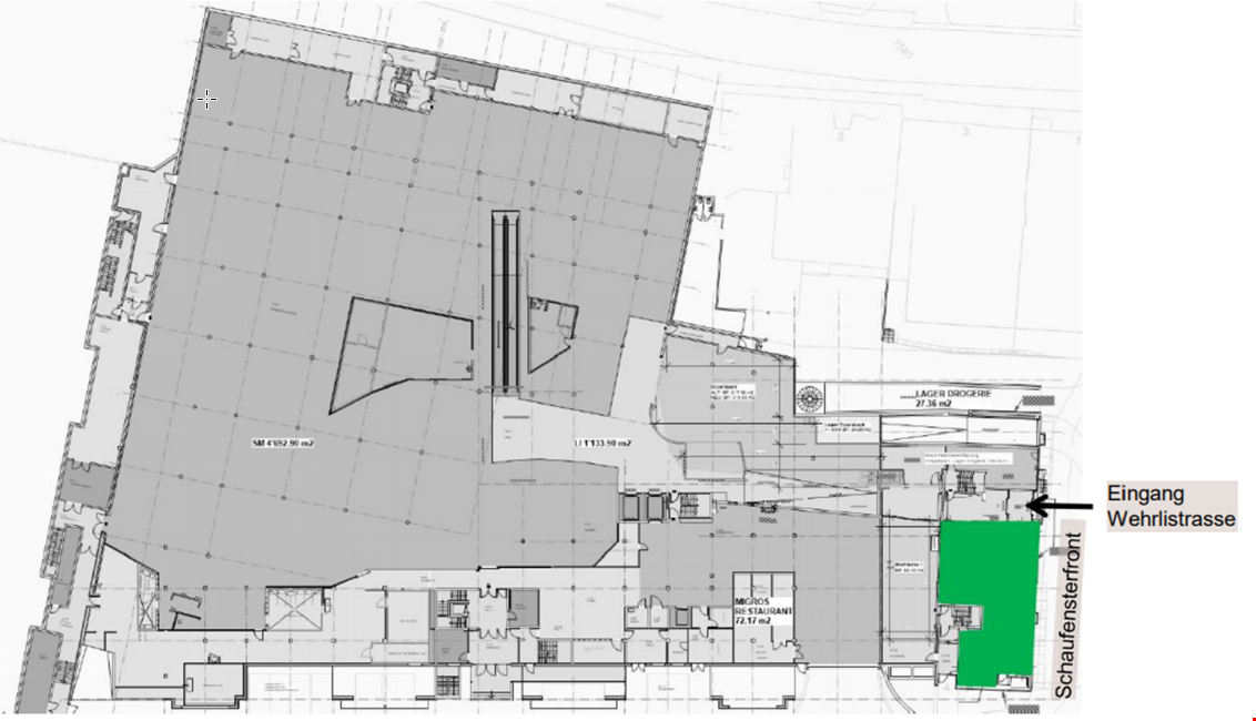 175m² shop
