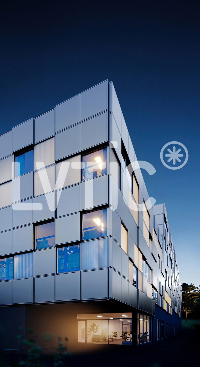 1400m² office