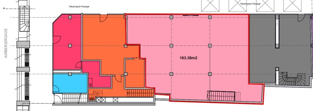163m² shop