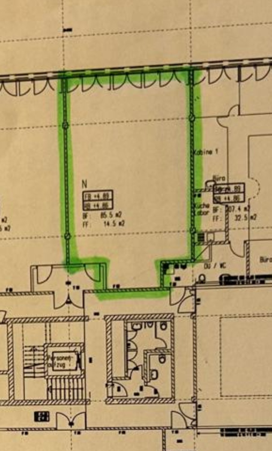 58m² commercial, Foto 1 von 2