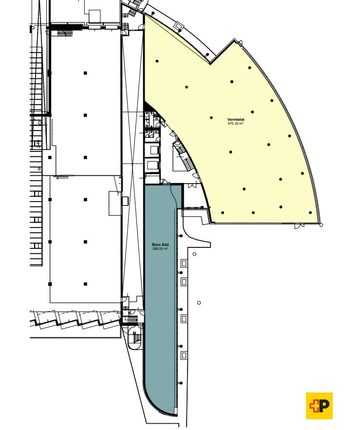 282-3706m² office
