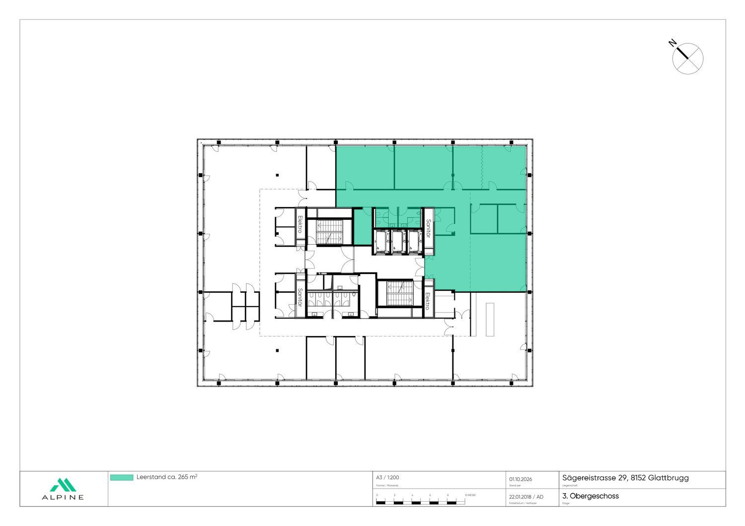 265m² office