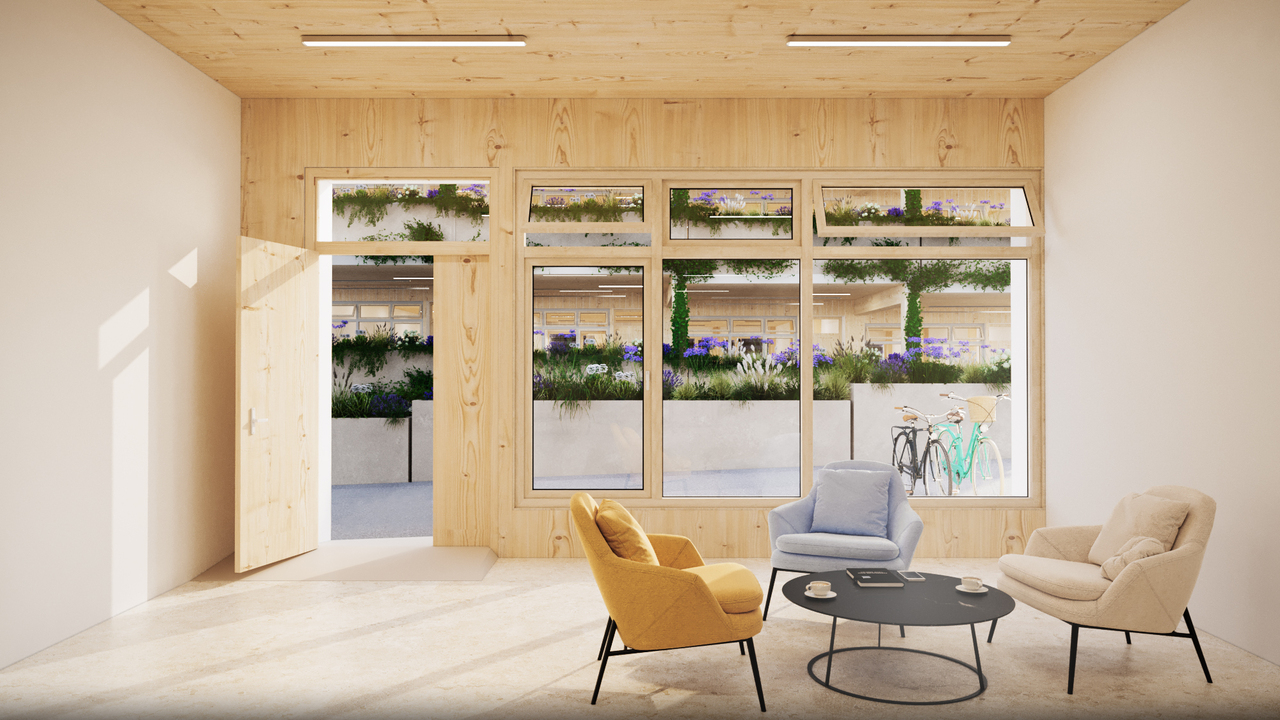 106m² office