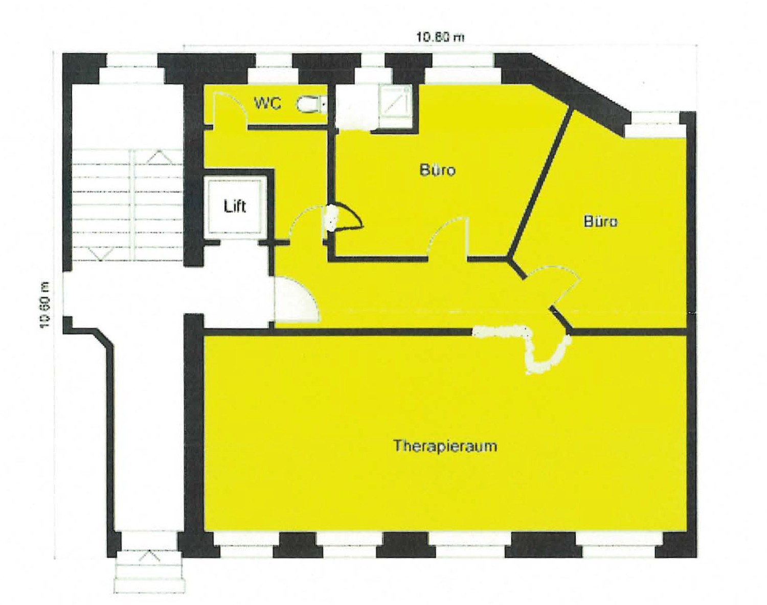 92m² office