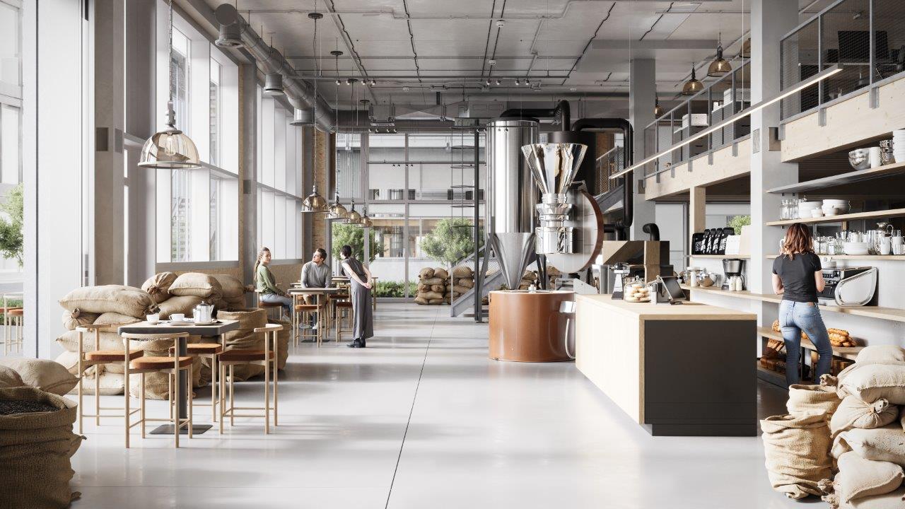 6365m² office