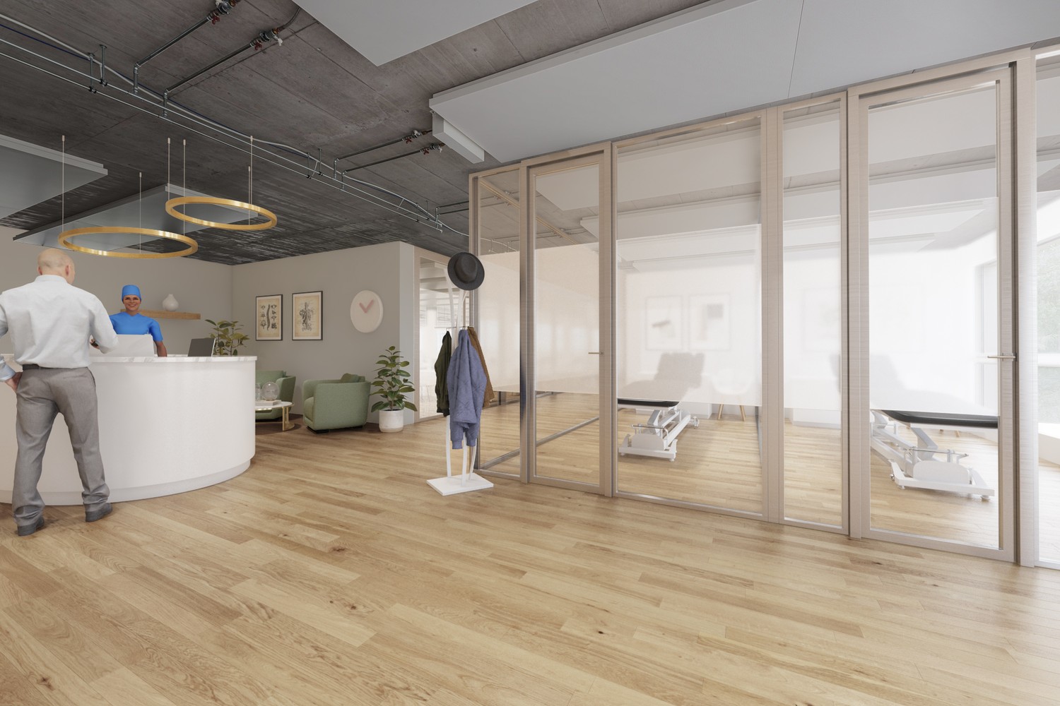 222m² office