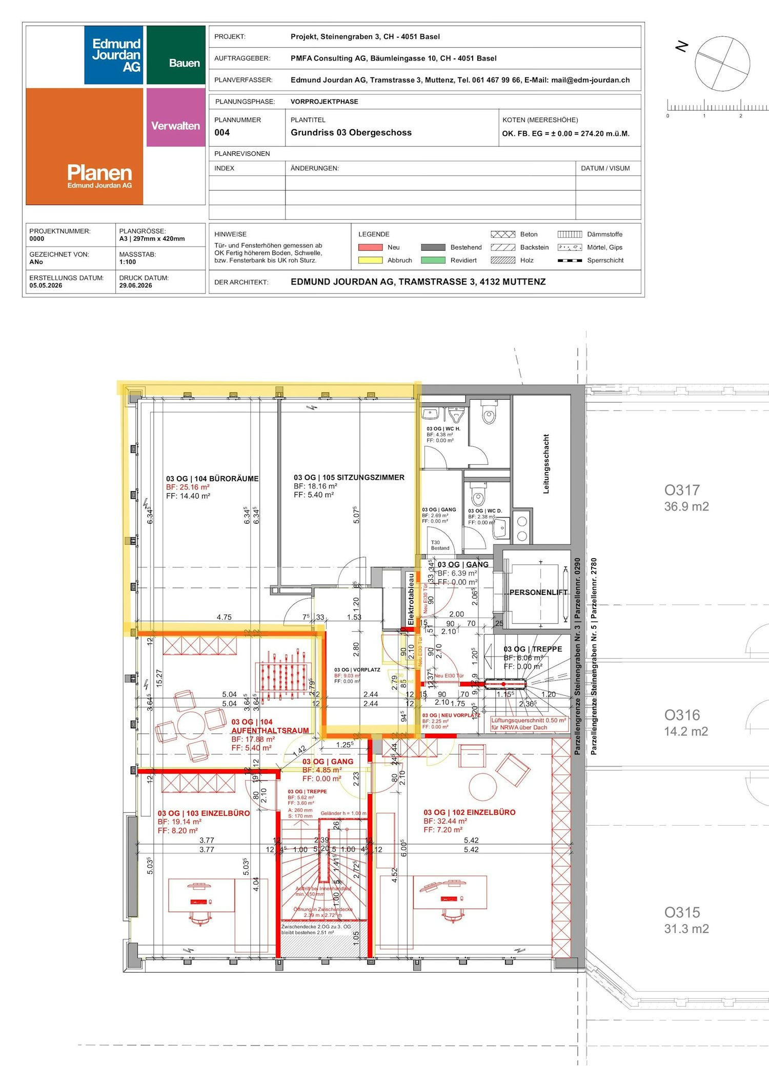 52m² office