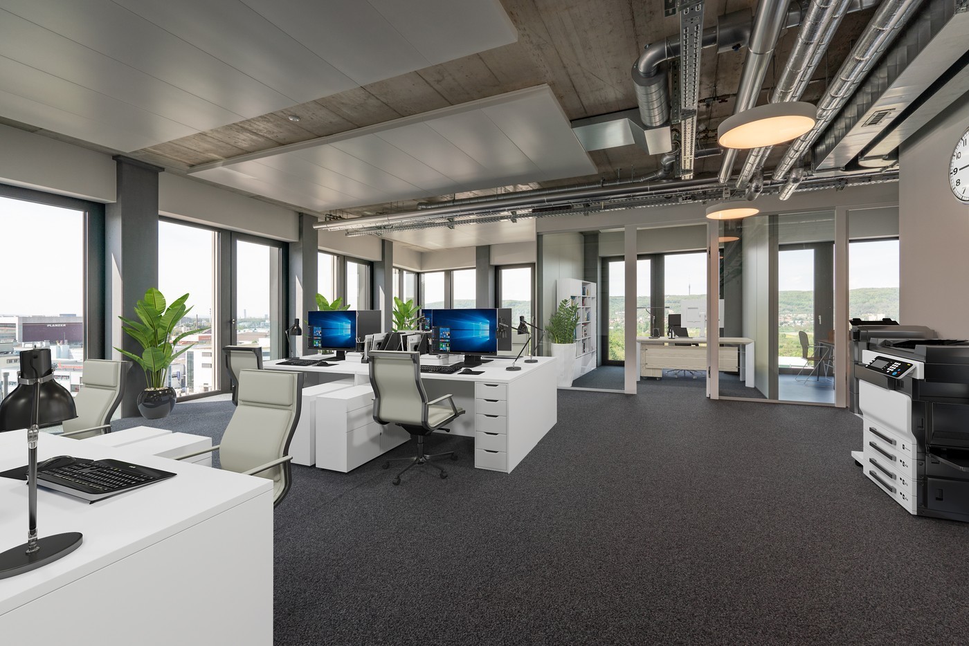 256m² office