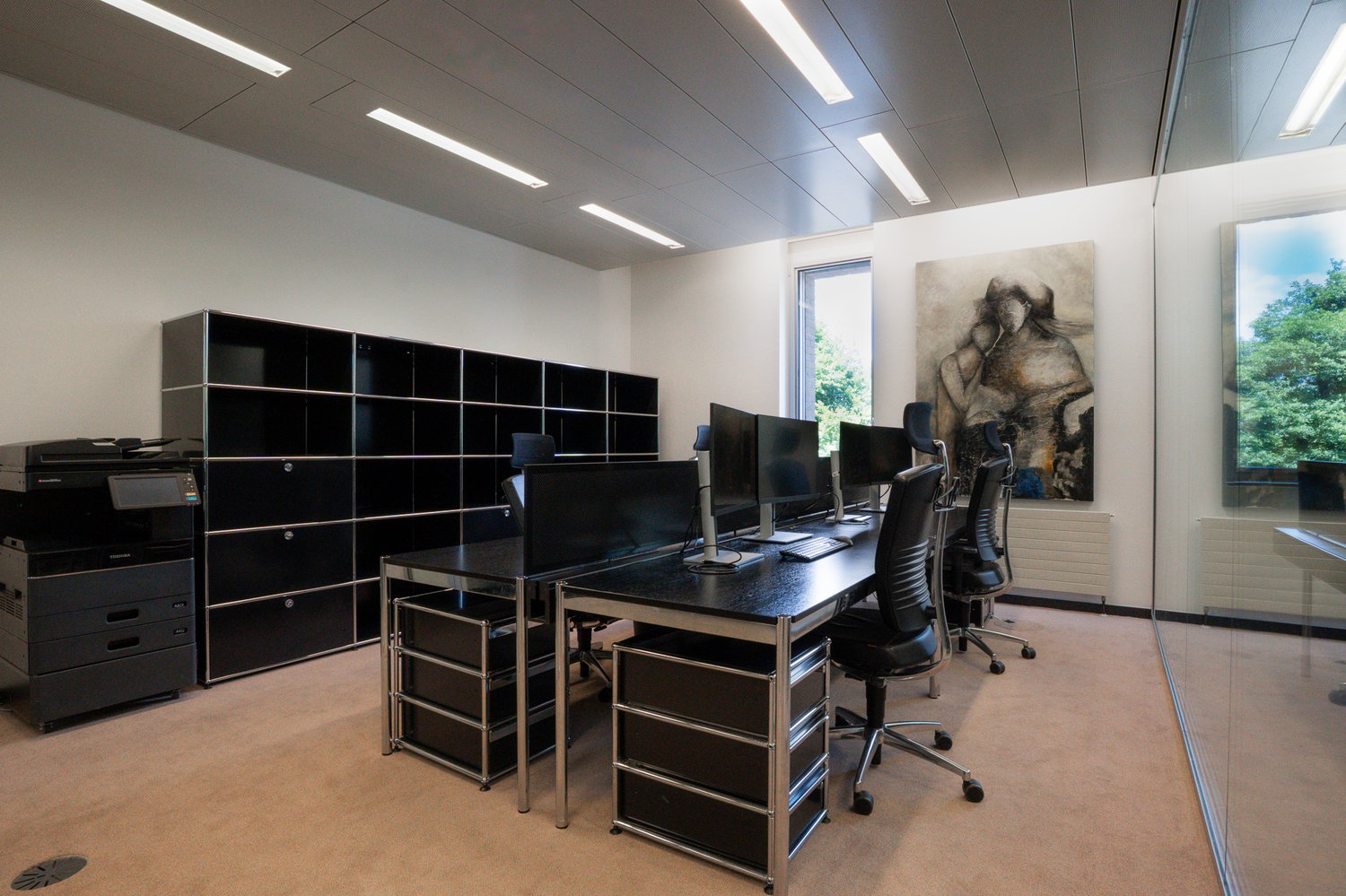 1m² office