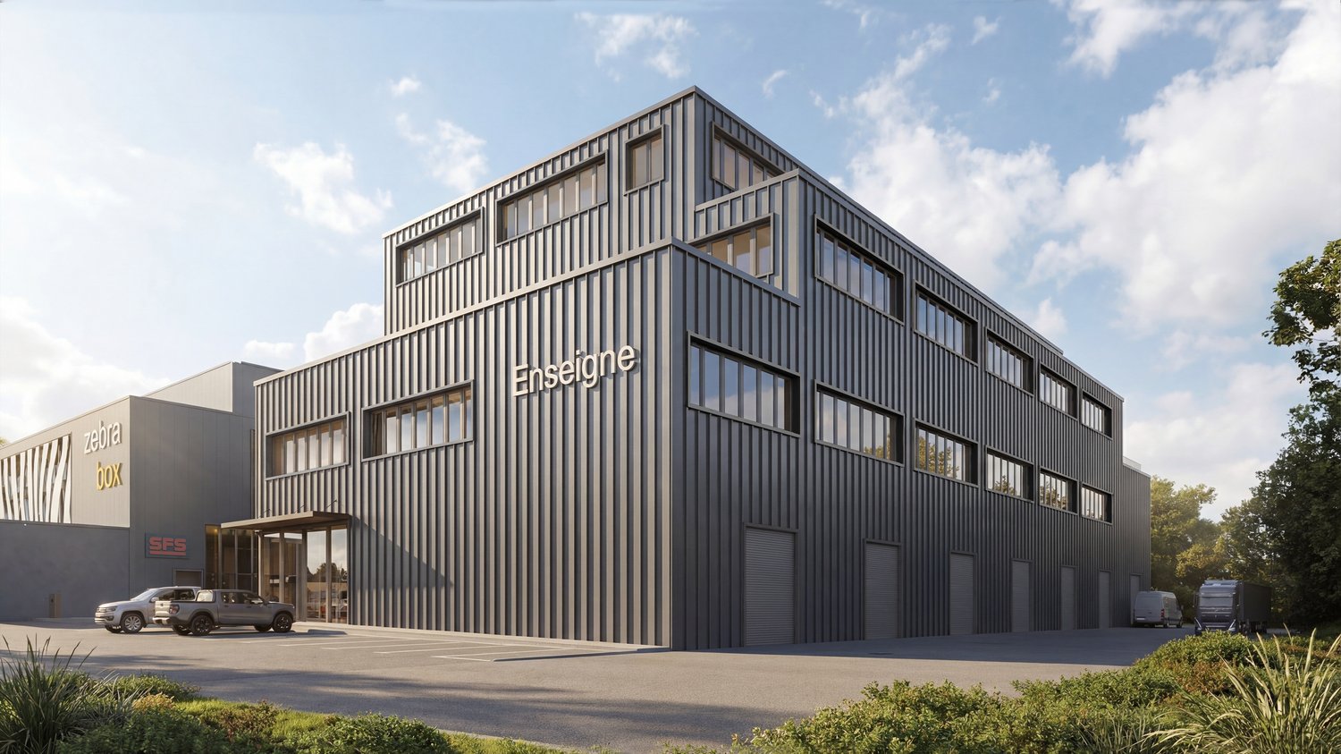 4698m² industrial object