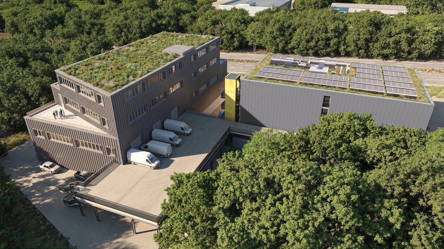 4698m² industrial object