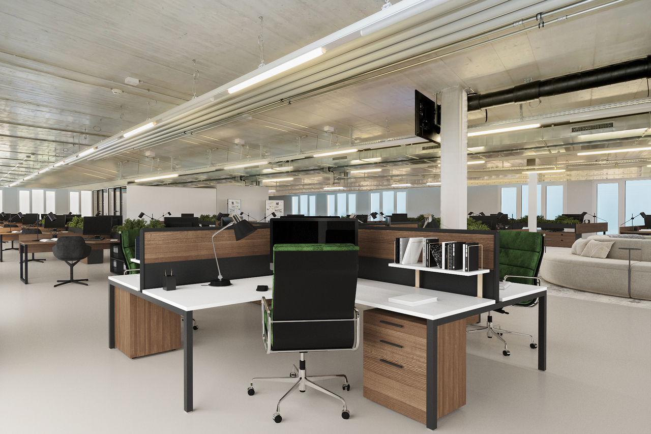 983m² office