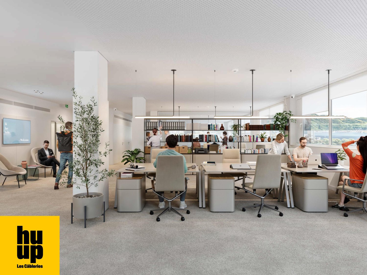 350m² Büro
