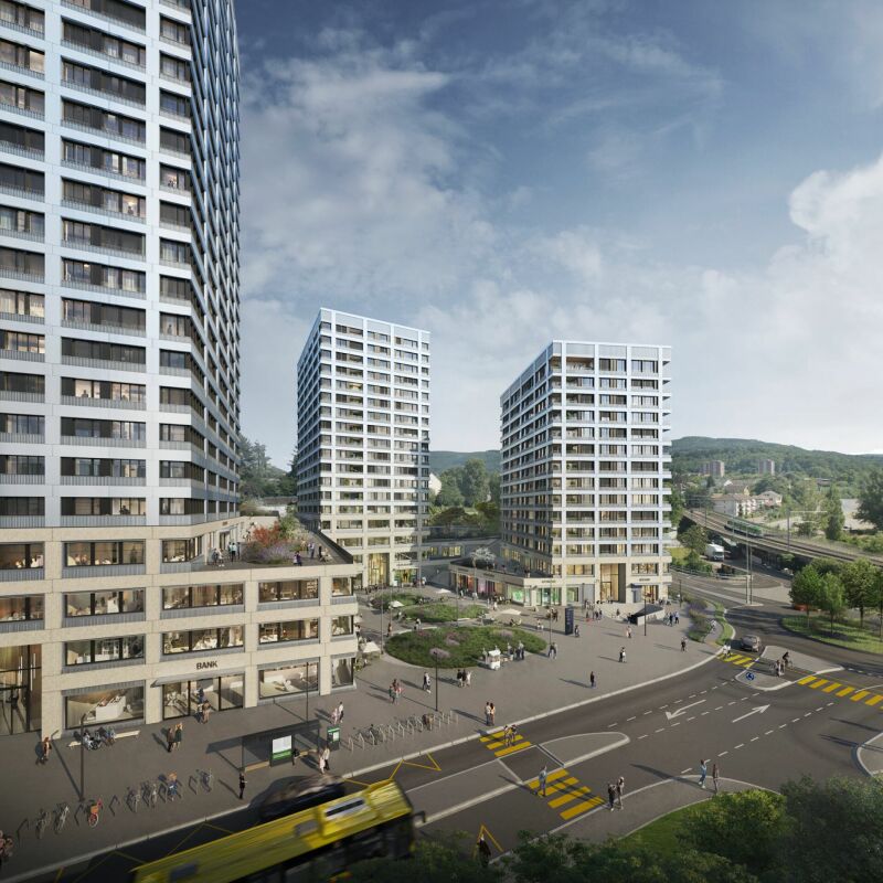 500m² office