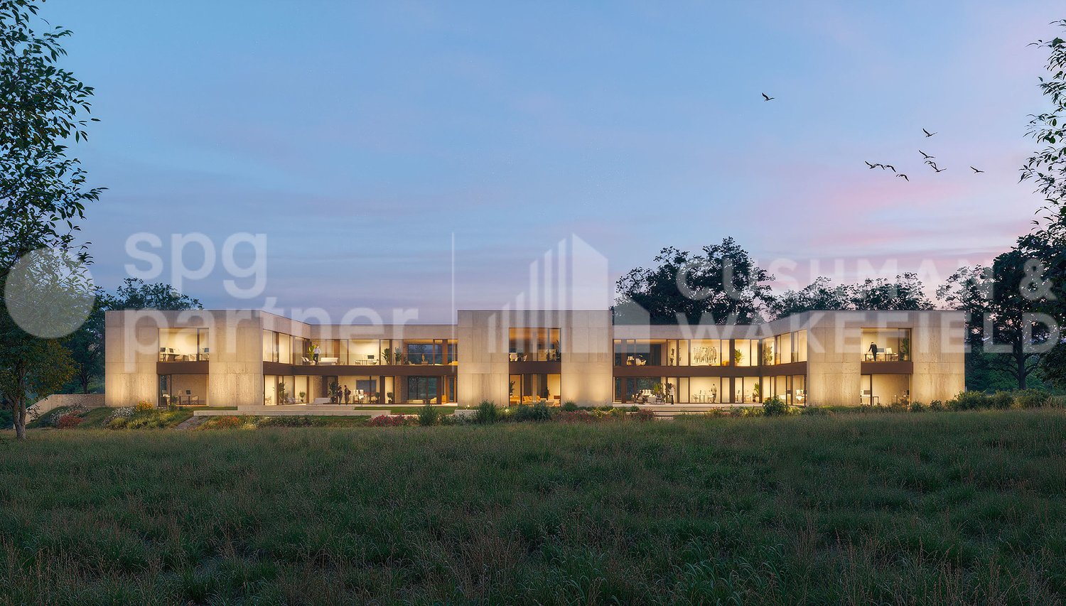 600m² Büro