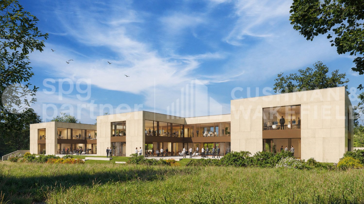 600m² Büro