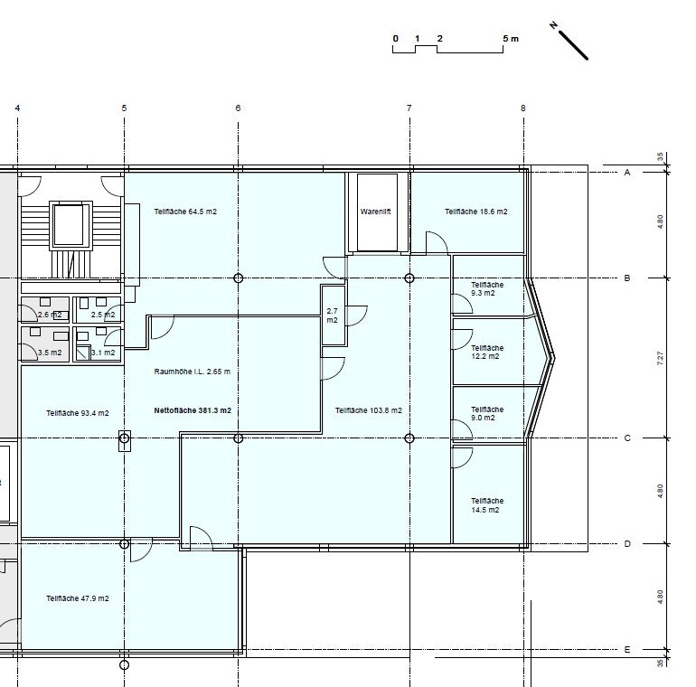 380m² commercial