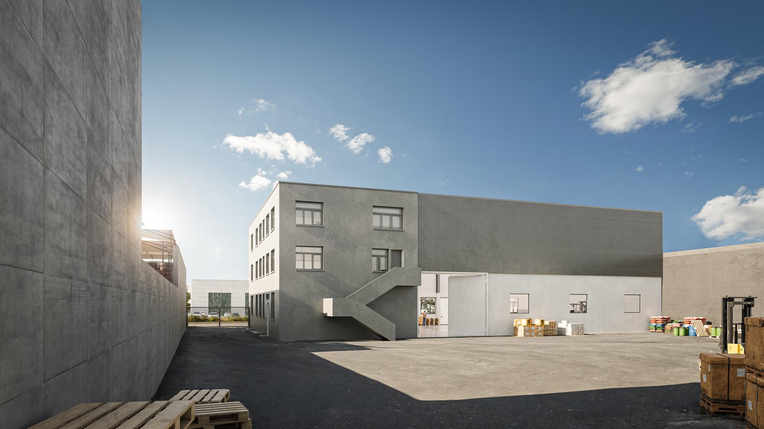 881m² Industrieobjekt

Freistehendes Gebäude (Industriehalle mit dazugehörigen Büros) komplett renoviert, zu vermieten im Herzen des Industriegebiets von Plan-les-Ouates.

Die Räumlichkeiten:

Industriehalle von 428 m2 mit einer Höhe > 8m
3 Büroebeben von jeweils 151 m2
Privater Aussenhof

Stärken:
