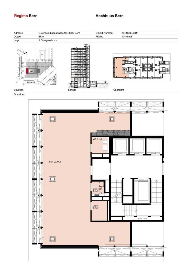 109m² office