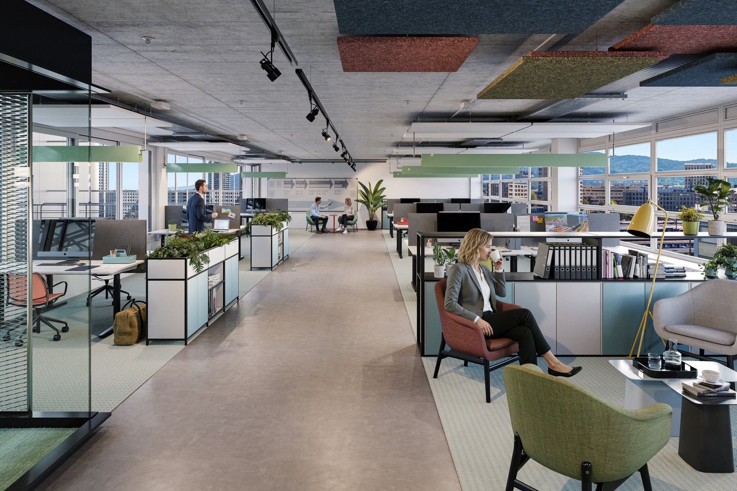 300m² office