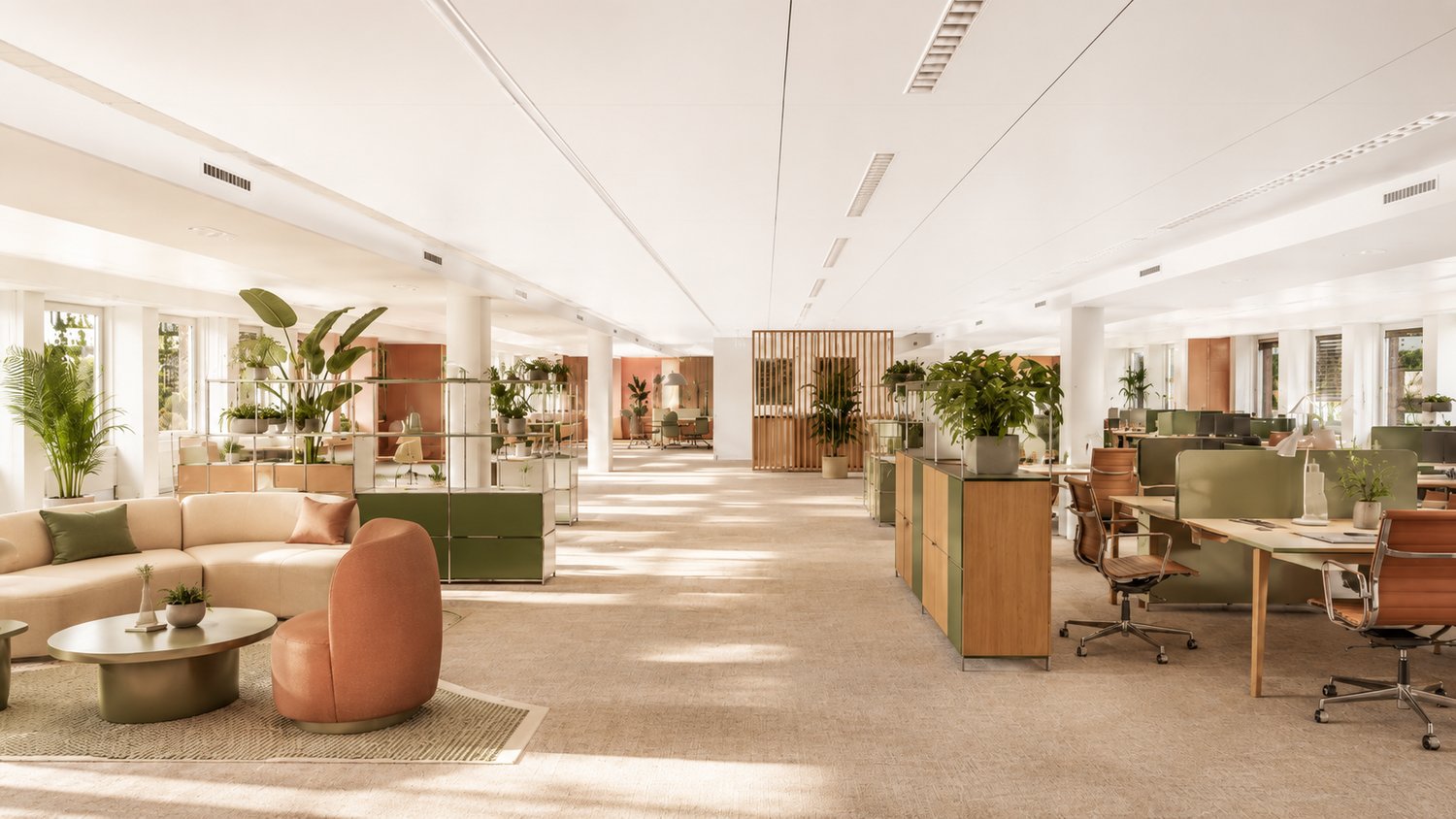665m² office