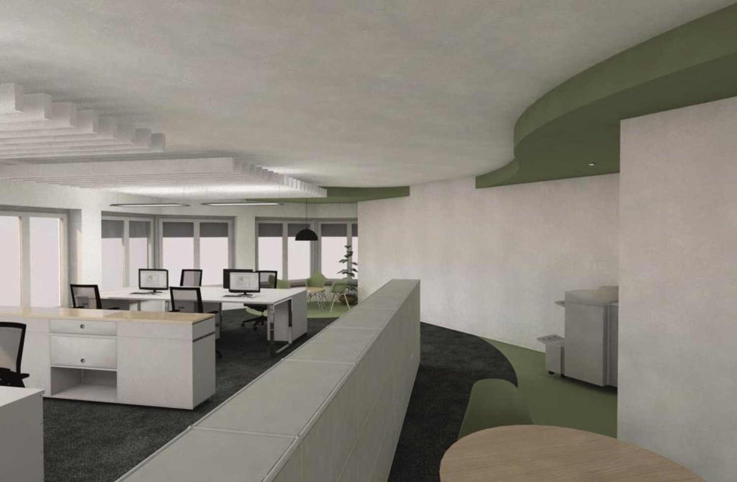 258m² office