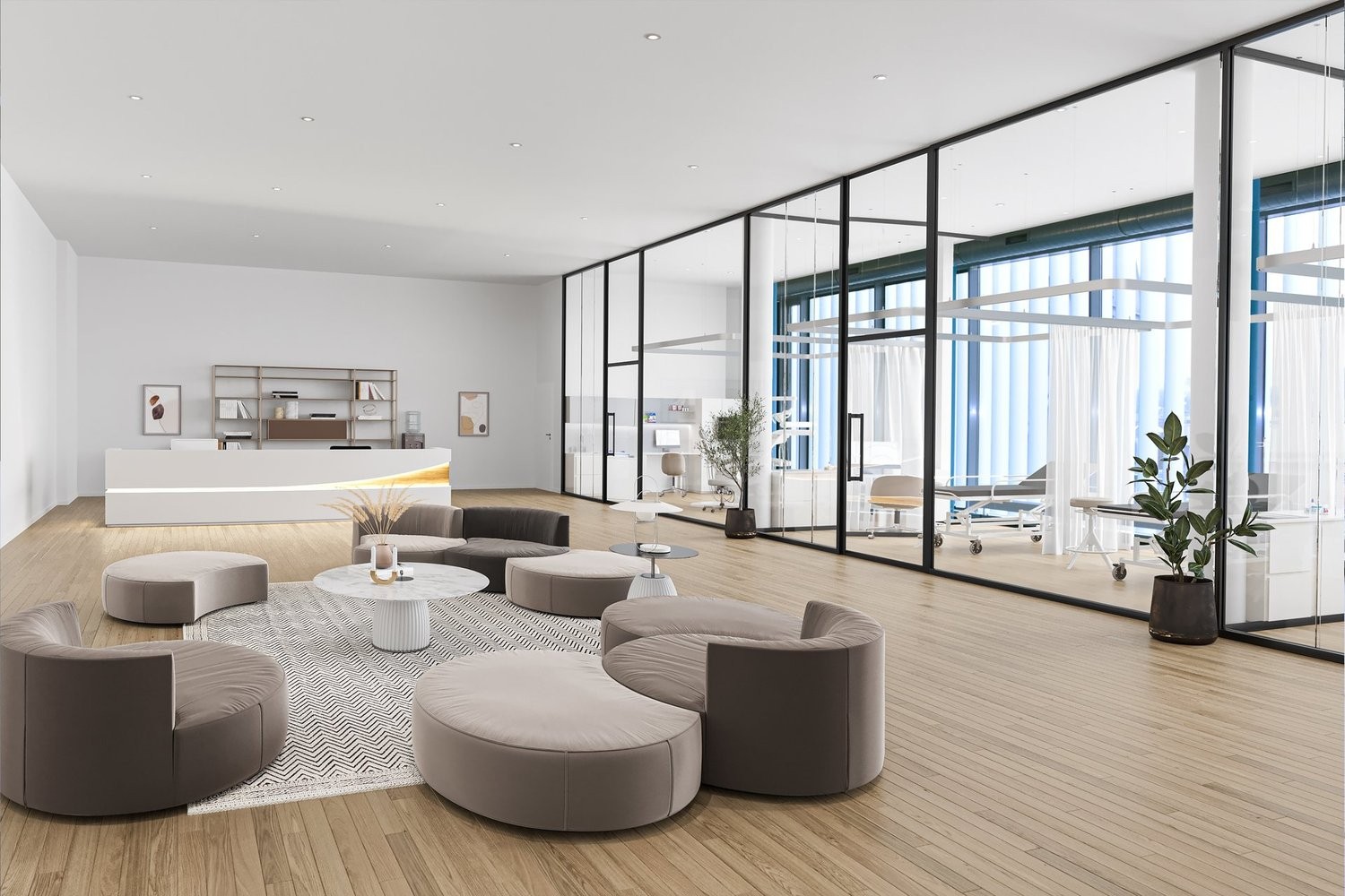370m² office