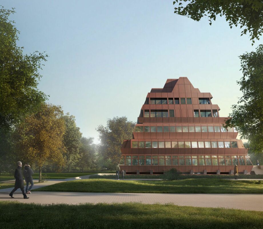 1200m² office