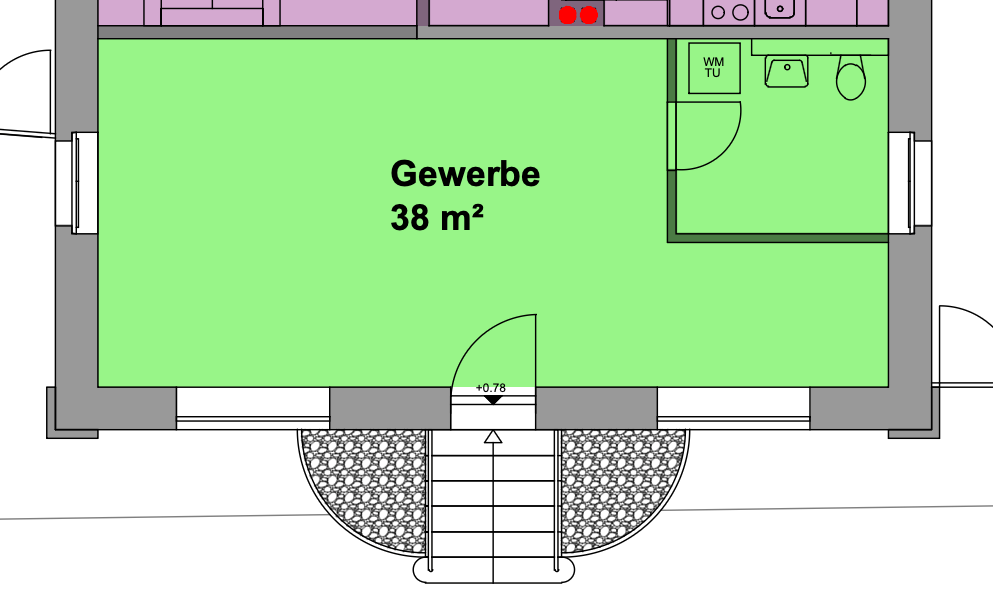 40m² parrucchiere
