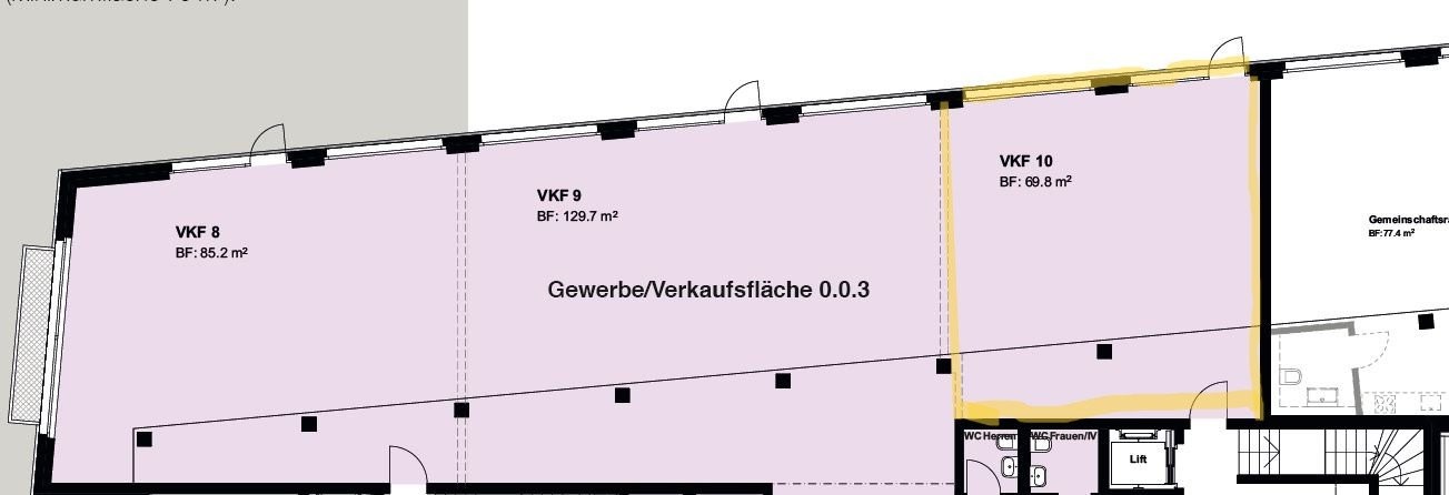 70m² shop