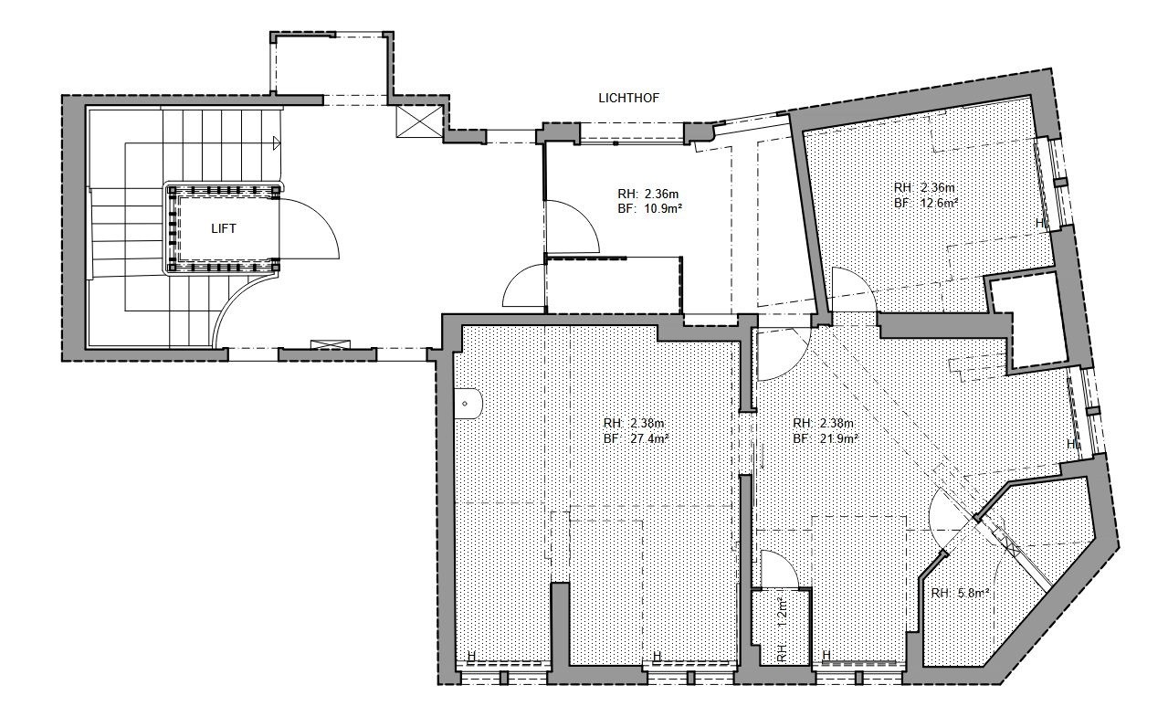 58m² office