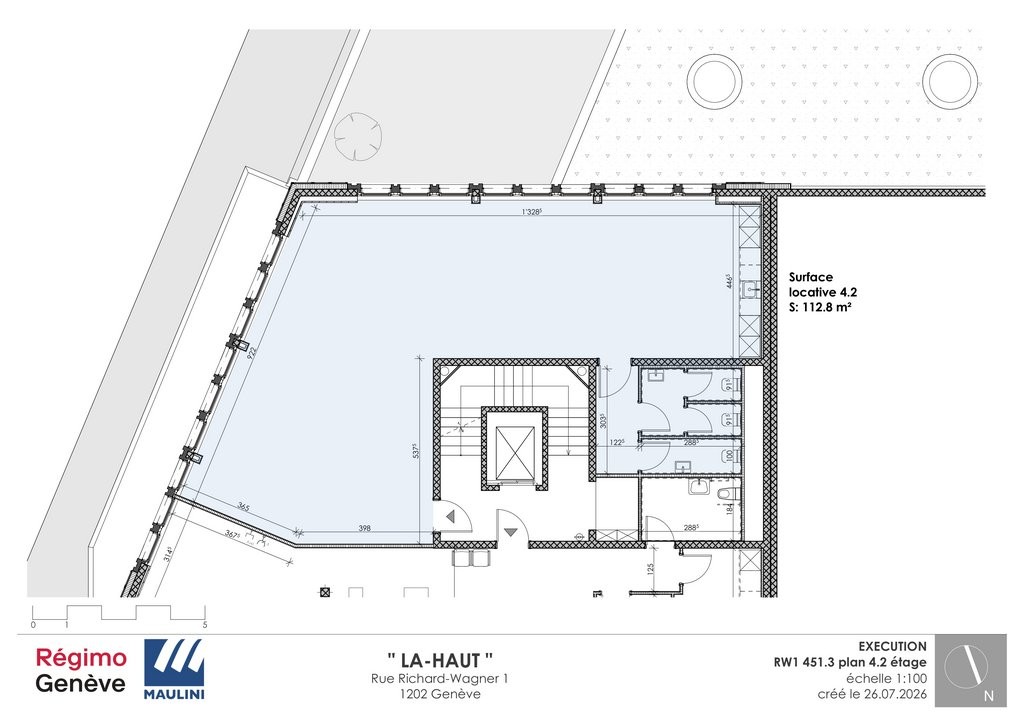 112m² office, photo 1 sur 4