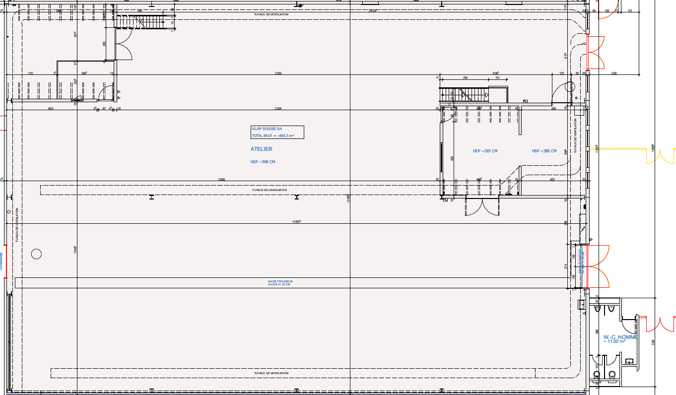 1267m² industrial object